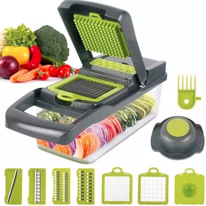 "¡Corta, Ralla y Pica en Segundos! 🥕 El Multicortador de Vegetales Que Revoluciona Tu Cocina"