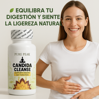 CANDIDA CLEANSE™ ⚖️ Restaura el equilibrio natural de tu flora intestinal