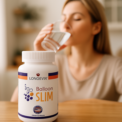 Balloon slim Longevix ™ Cápsulas Naturales – Control del Apetito – Ayuda a Sentirte Lleno Más Rápido.