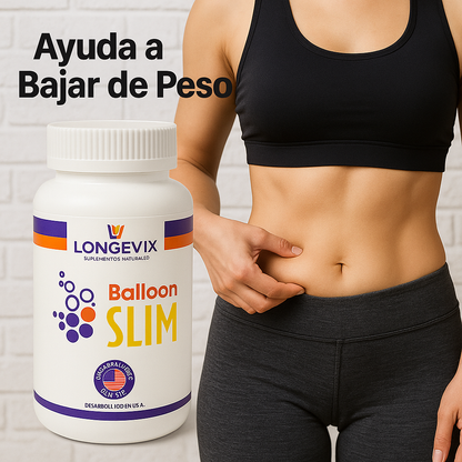 Balloon slim Longevix ™ Cápsulas Naturales – Control del Apetito – Ayuda a Sentirte Lleno Más Rápido.