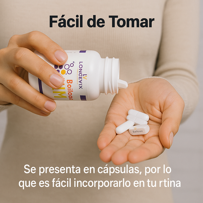 Balloon slim Longevix ™ Cápsulas Naturales – Control del Apetito – Ayuda a Sentirte Lleno Más Rápido.