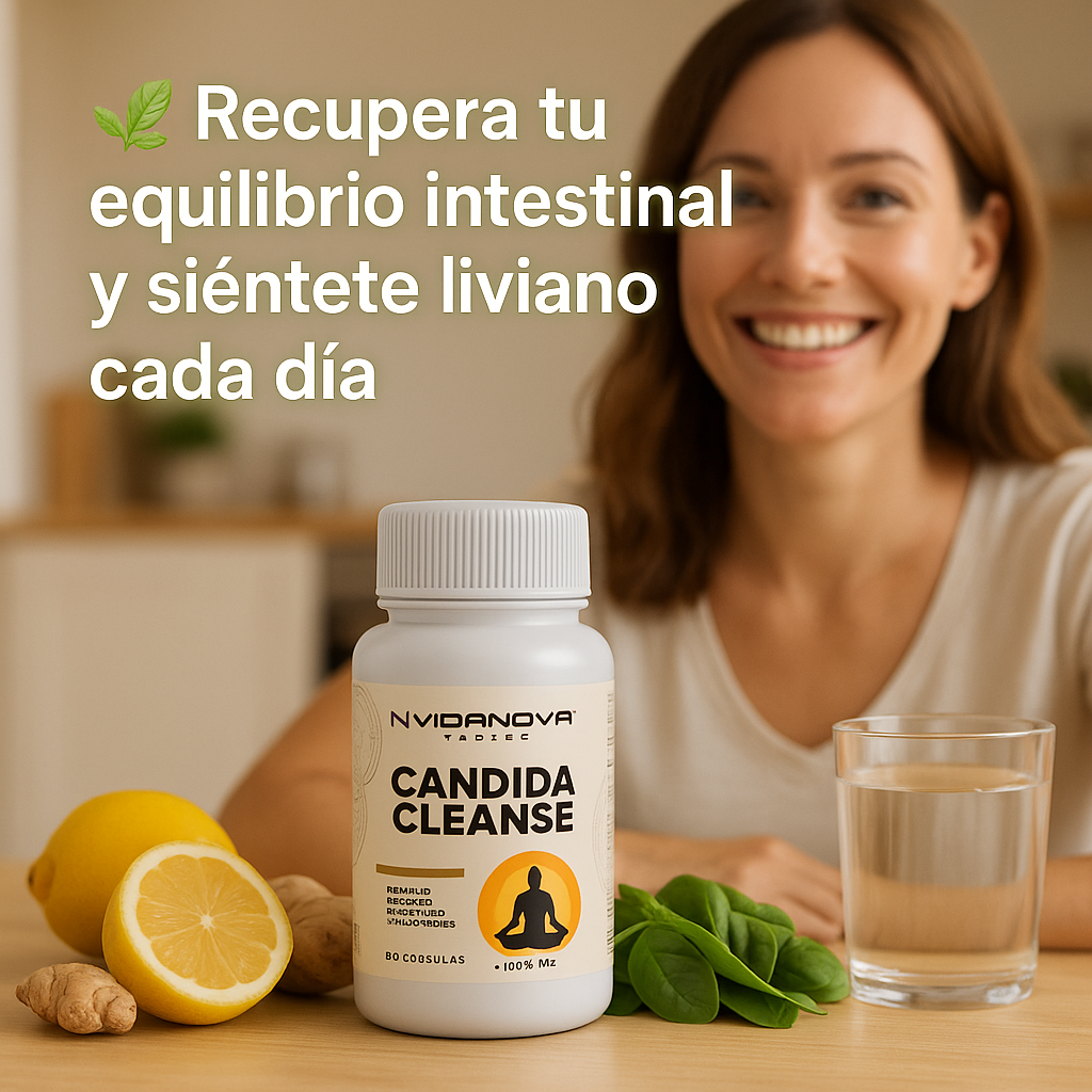 CANDIDA CLEANSE™ ⚖️ Restaura el equilibrio natural de tu flora intestinal