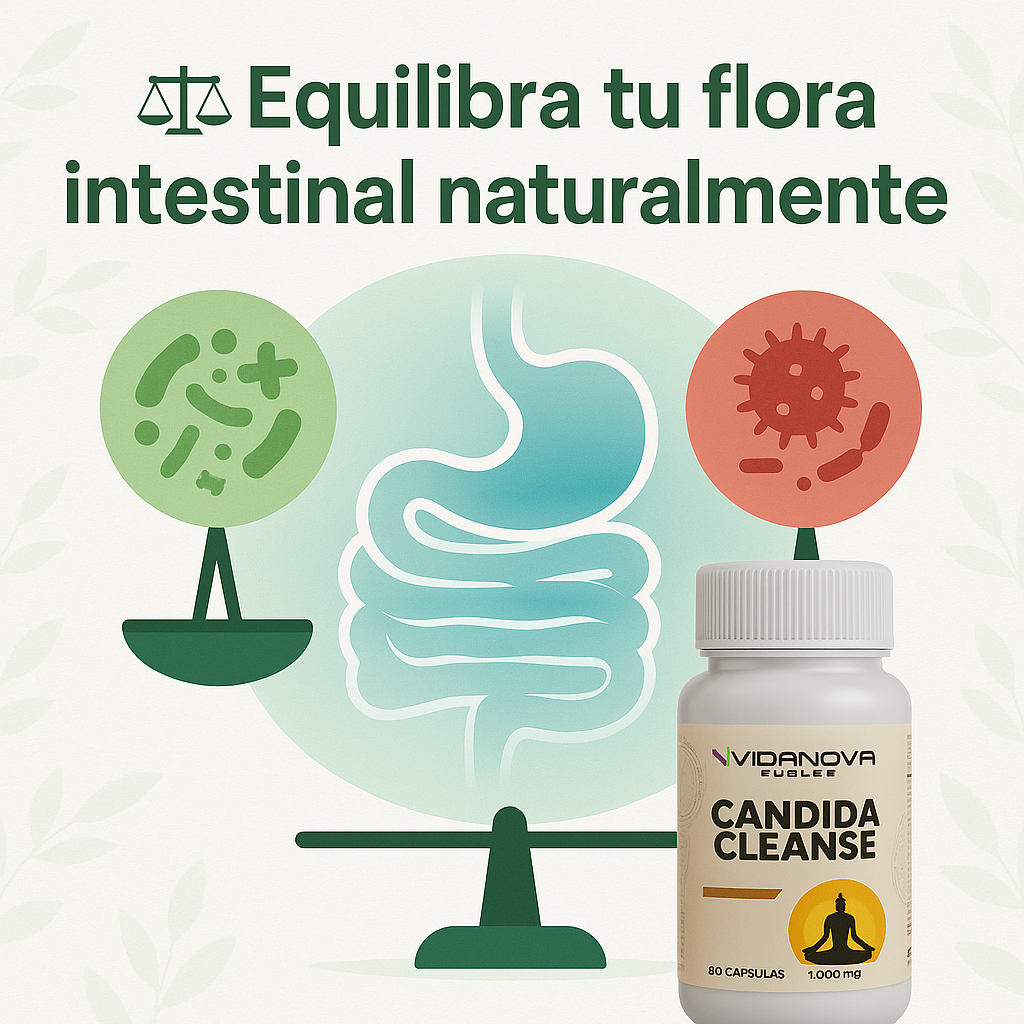 CANDIDA CLEANSE™ ⚖️ Restaura el equilibrio natural de tu flora intestinal