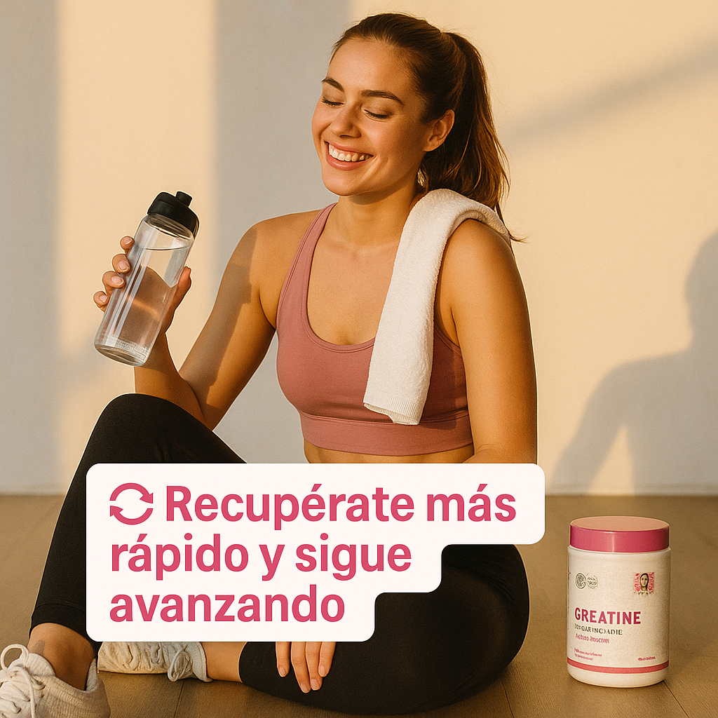Creatina Monohidratada™ Woman Power – Rendimiento Total – Aumenta tu fuerza y definición sin perder feminidad