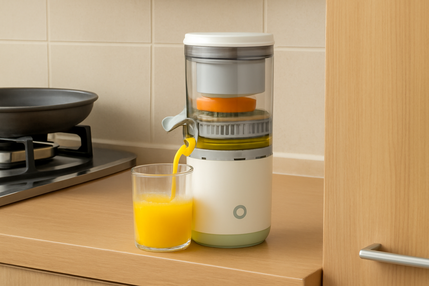 Exprimidor Portátil de Cítricos - Jugo Fresco al Instante - Sin Complicaciones™