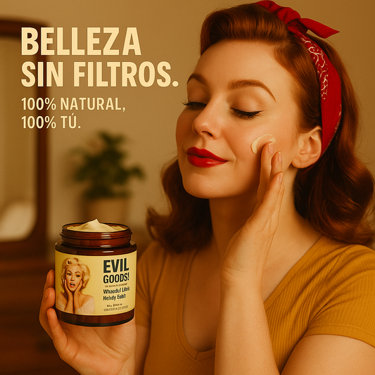 Evil Good ™ Bálsamo de Miel y Sebo de res Anti-Envejecimiento-Hidratación profunda.