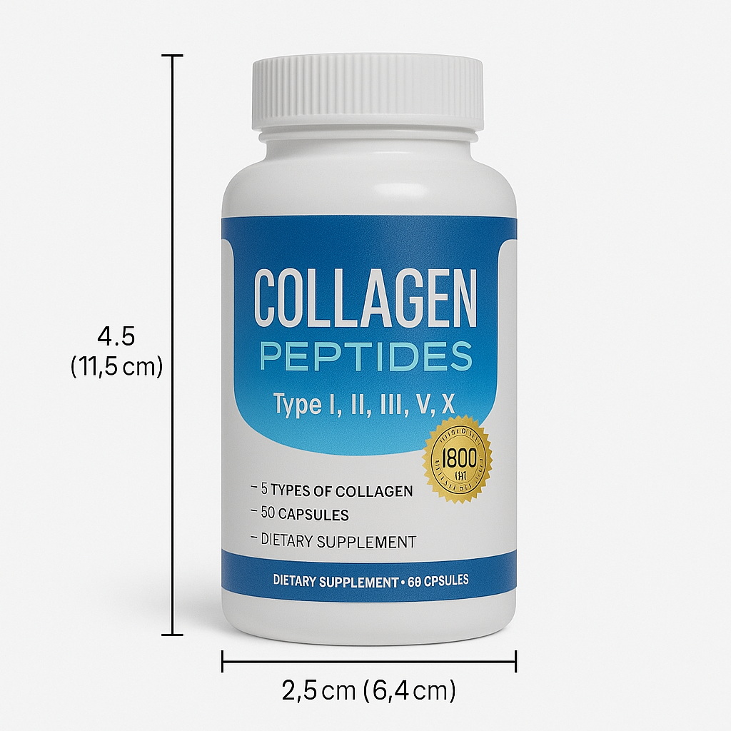 COLAGEN PEPTIDES™ Recupera la Elasticidad que tu Piel Perdió-Firmeza que se Nota, No que se Promete.