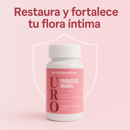 URO VAGINAL PROBIOTICO ™ – Equilibrio Íntimo – Flora Restaurada en 2 Semanas.