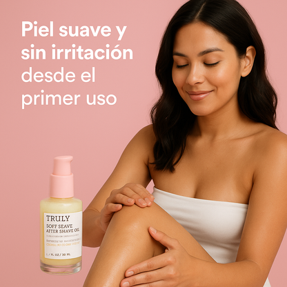 Truly™Aceite Reparador Post Depilación – Hidrata y Calma – Sensación Sedosa al Instante