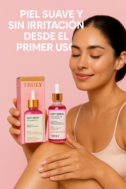 Truly™Aceite Reparador Post Depilación – Hidrata y Calma – Sensación Sedosa al Instante