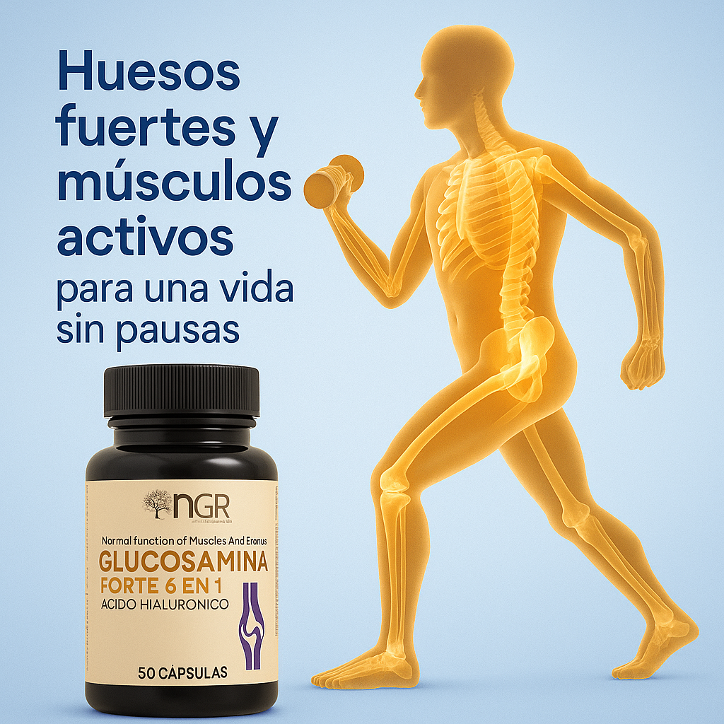 Cápsulas de Glucosamina – Protección Total – Alivia el dolor y fortalece tus articulaciones