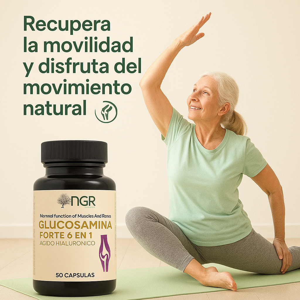 Cápsulas de Glucosamina – Protección Total – Alivia el dolor y fortalece tus articulaciones