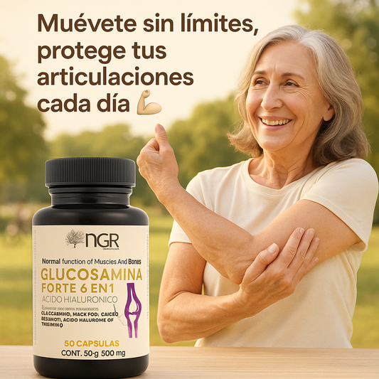 Cápsulas de Glucosamina – Protección Total – Alivia el dolor y fortalece tus articulaciones