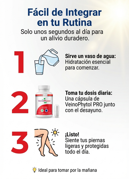 Veinophytol Pro Suplemento para Várices ™ El mismo de la TV