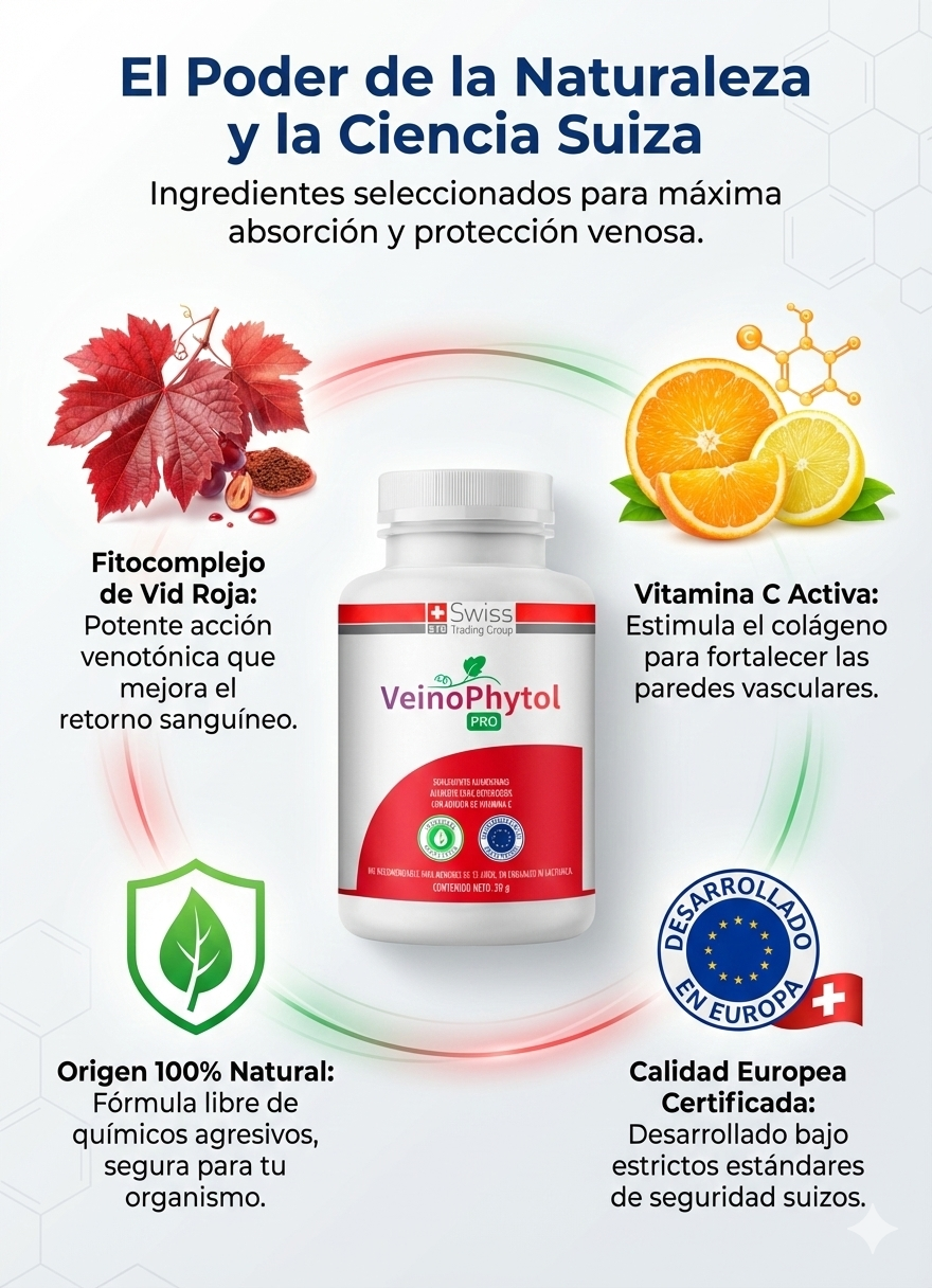 Veinophytol Pro Suplemento para Várices ™ El mismo de la TV