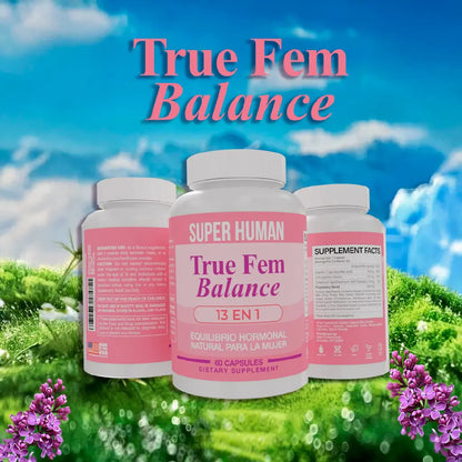 TRUE FEM™ Suplemento Diario para la Mujer – Armonía Hormonal – Menos Molestias y Más Bienestar en 30 Días.