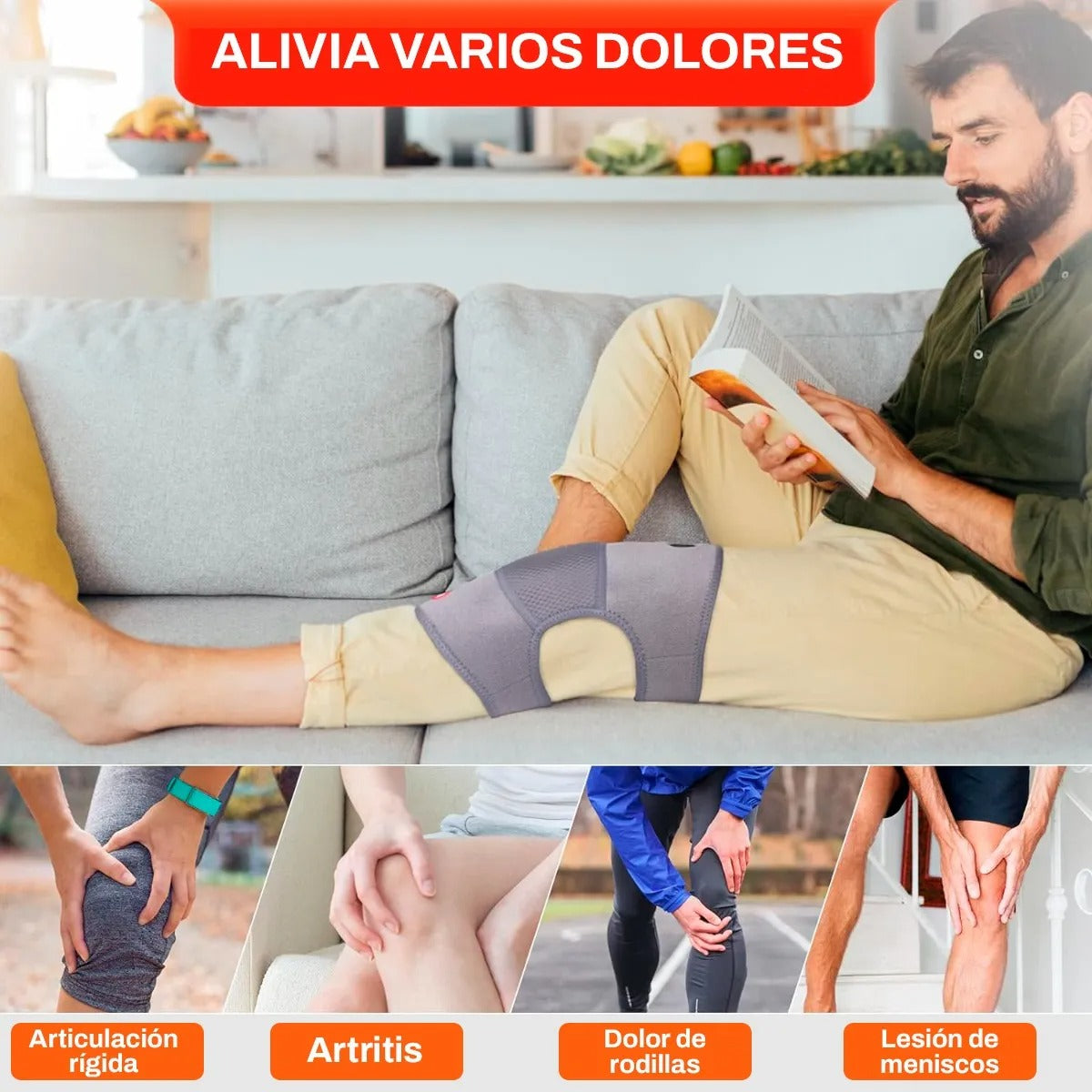 ALIVIA EL DOLOR CON LA NUEVA RODILLERA ELÉCTRICA™